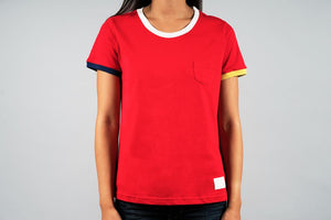 Tee-shirt rouge de sport